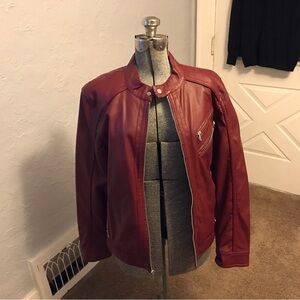 Wilsons  Leather Oversized Boyfriend Jacket